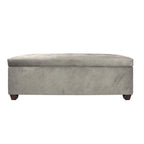 Sole Secret Obsession Button-tufted Linen Storage Bench