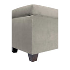 Sole Secret Obsession Button-tufted Linen Storage Bench