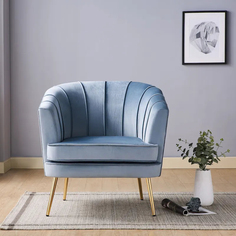 Delicia Contemporary Upholstered Accent Chair by Furniture of America