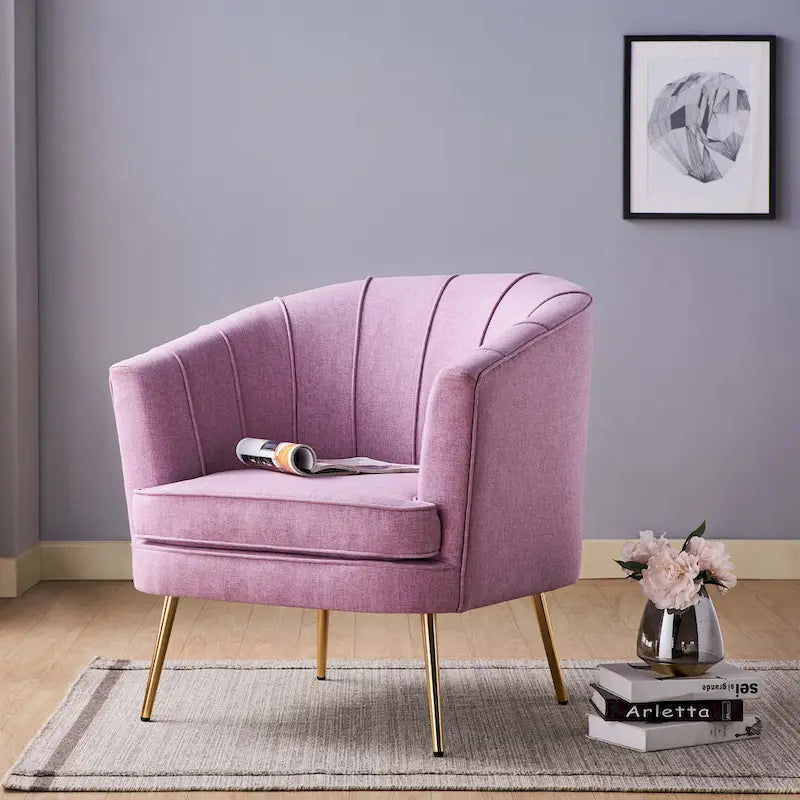 Delicia Contemporary Upholstered Accent Chair by Furniture of America