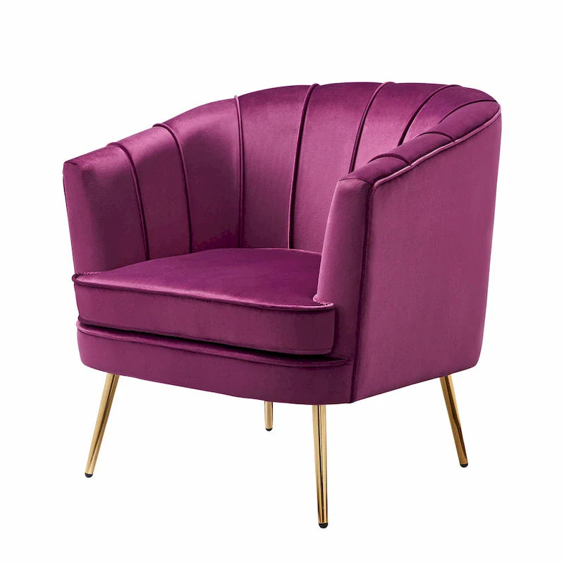 Delicia Contemporary Upholstered Accent Chair by Furniture of America