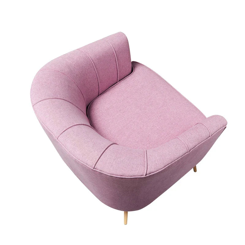 Delicia Contemporary Upholstered Accent Chair by Furniture of America