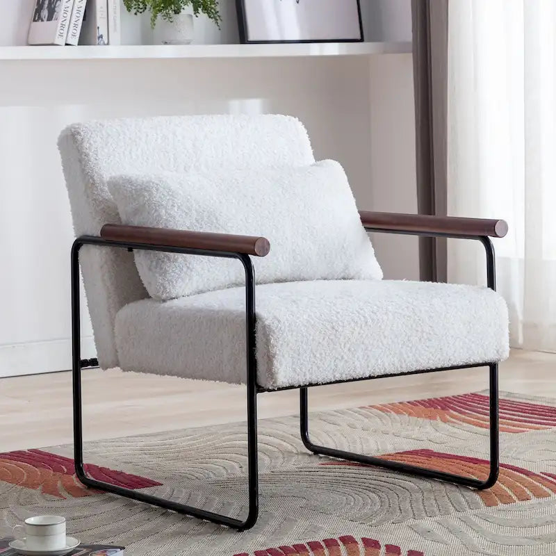 Wooden Accent Chair for Living Room Bedroom