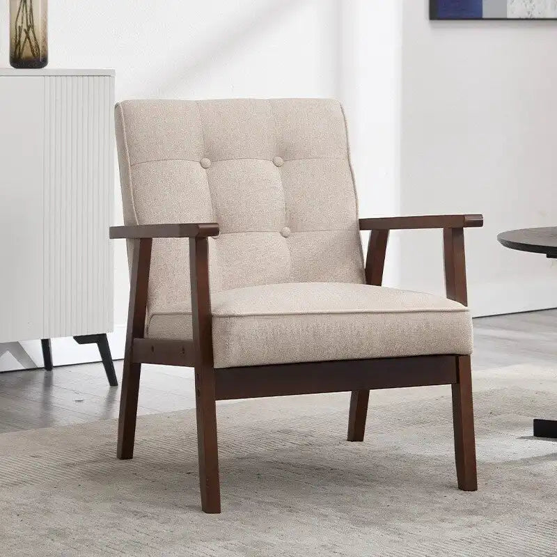 Wooden Accent Chair for Living Room Bedroom