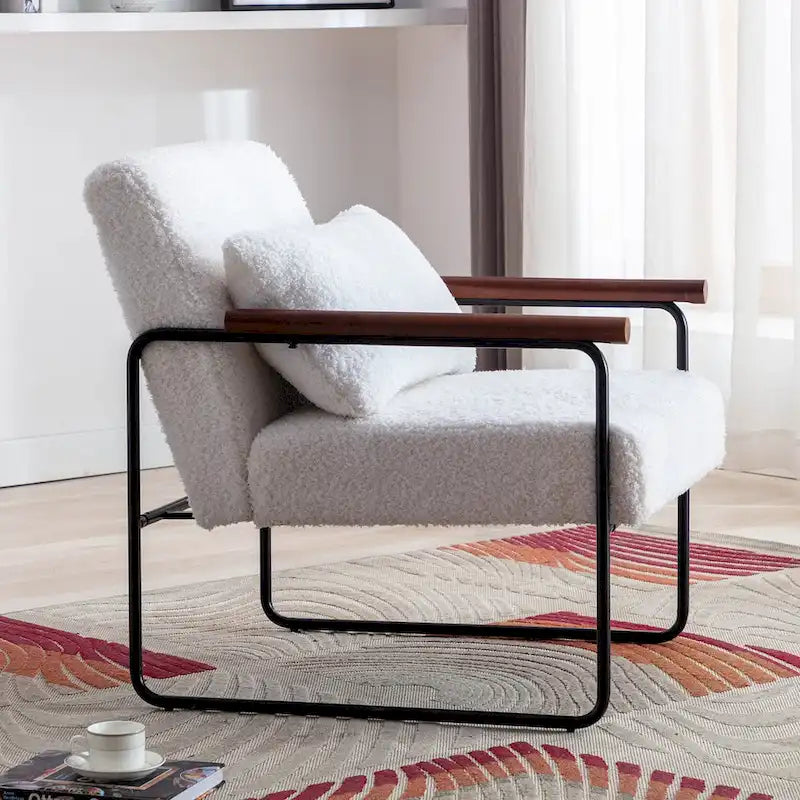 Wooden Accent Chair for Living Room Bedroom