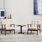 Wooden Accent Chair for Living Room Bedroom