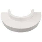 4 PC LeatherSoft Modular Reception Configuration w/Taut Back &Seat - 105W x 25.25 - 52.5D x 27H