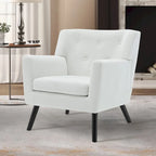 Velvet Upholstered Armchair Tufted Accent Chair, Set of 2 - 30.71H x 28.35 W x 27.56D