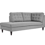 Carson Carrington Humlebaek Empress Upholstered Fabric Chaise