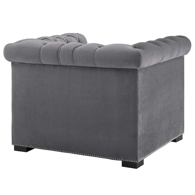 Performance Velvet Armchair