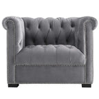 Performance Velvet Armchair