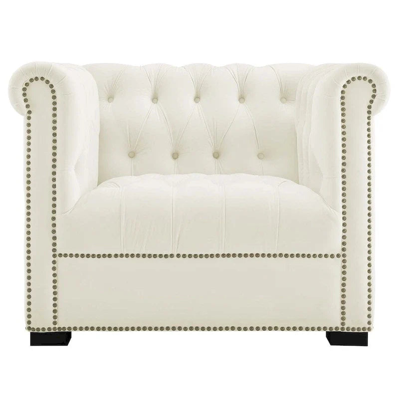 Performance Velvet Armchair