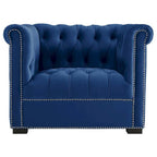 Performance Velvet Armchair