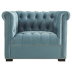 Performance Velvet Armchair