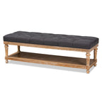 The Gray Barn Windy Ridge Modern and Rustic Storage Bench