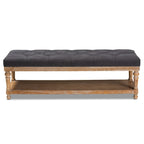 The Gray Barn Windy Ridge Modern and Rustic Storage Bench