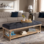 The Gray Barn Windy Ridge Modern and Rustic Storage Bench