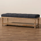 The Gray Barn Windy Ridge Modern and Rustic Storage Bench