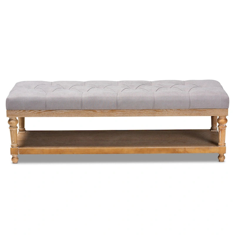 The Gray Barn Windy Ridge Modern and Rustic Storage Bench