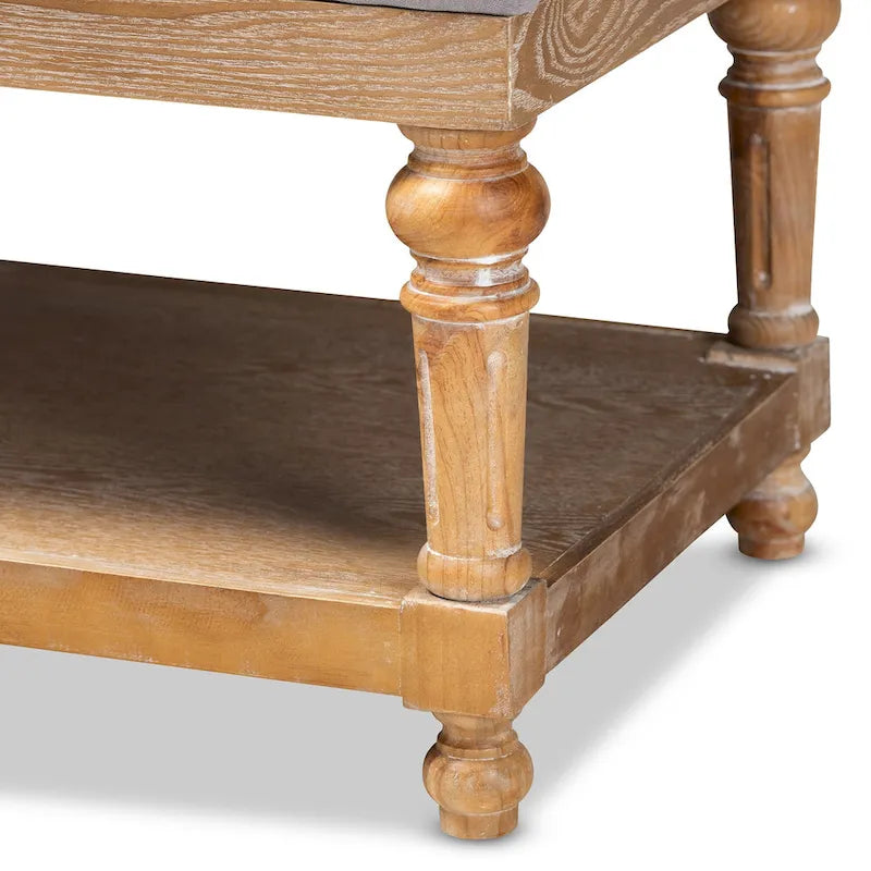 The Gray Barn Windy Ridge Modern and Rustic Storage Bench