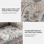 Yahweh Farmhouse Nailhead Armchair with Rolled Arms by HULALA HOME(Set of 2)