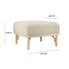 Desiree Velvet Ottoman