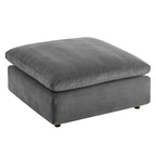 Commix Down Filled Overstuffed Velvet 7-Piece Sectional Sofa