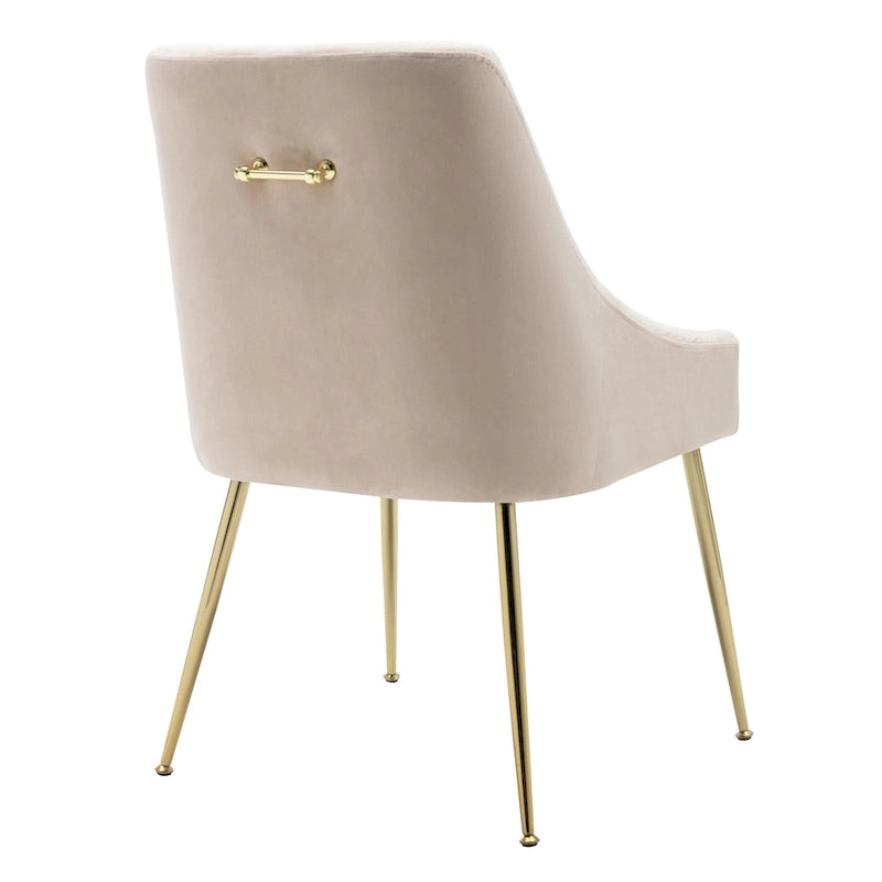 Arcadia Contemporary Velvet Upholstered Accent Chair (Set of 2)