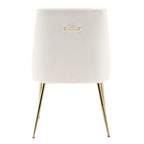 Arcadia Contemporary Velvet Upholstered Accent Chair (Set of 2)