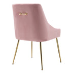 Arcadia Contemporary Velvet Upholstered Accent Chair (Set of 2)