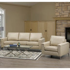 Lessa Modern Premium Top Grain Leather Sofa