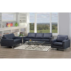 Lessa Modern Premium Top Grain Leather Sofa