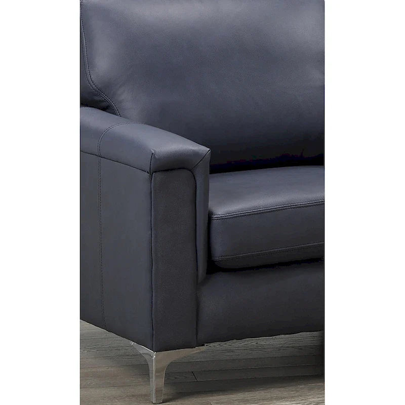 Lessa Modern Premium Top Grain Leather Sofa