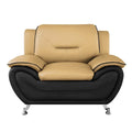Michael Segura Faux Leather Upholstered Club Chair