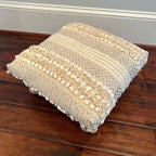 HERAT ORIENTAL Handmade Cotton Dhurrie Upholstered Stool