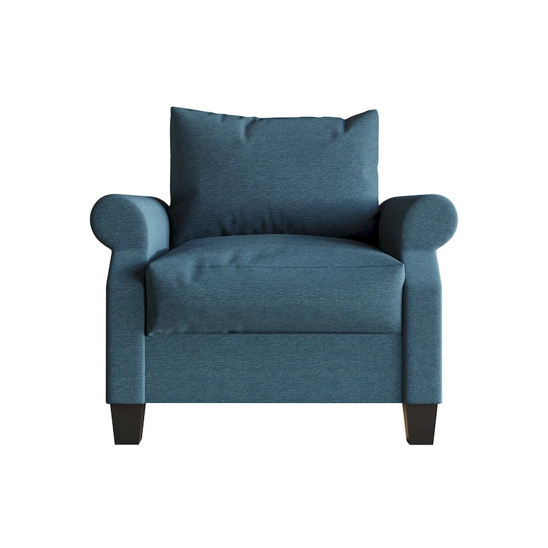 CraftPorch Classic Linen Upholstered Arm Chair