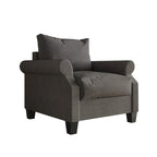 CraftPorch Classic Linen Upholstered Arm Chair