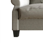 CraftPorch Classic Linen Upholstered Arm Chair