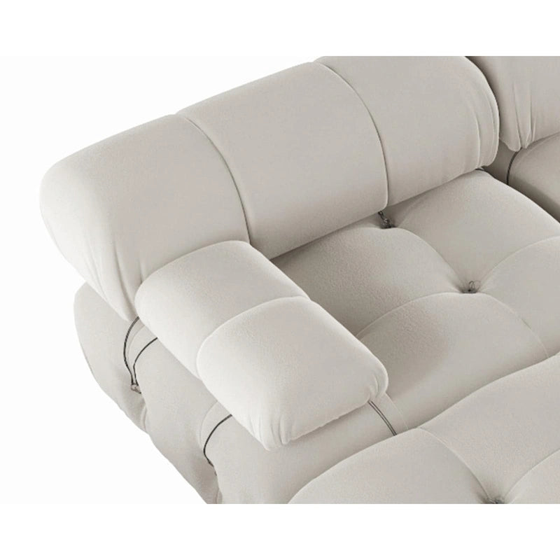 138 Convertible Modular Sectional Sofa, Luxury Modern 4-Seat Wide Couch Sectional for Living Room Bedroom Office Apartment
