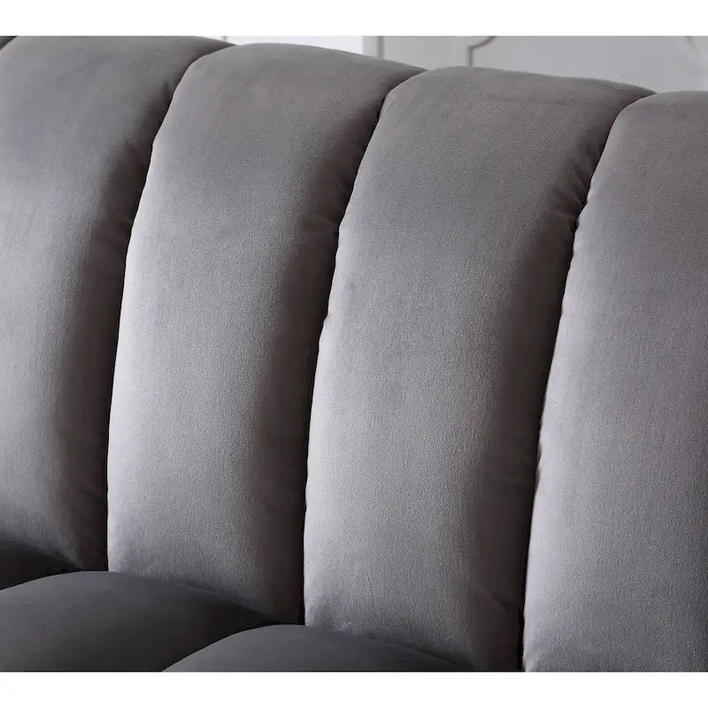 83 Comfortable Velvet Storage Sleeper Convertible Sofa Bed.