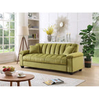 83 Comfortable Velvet Storage Sleeper Convertible Sofa Bed.