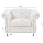 Classic Design Comfortable 1 Seater Sofa Accent Chair For Living Room