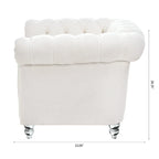 Classic Design Comfortable 1 Seater Sofa Accent Chair For Living Room