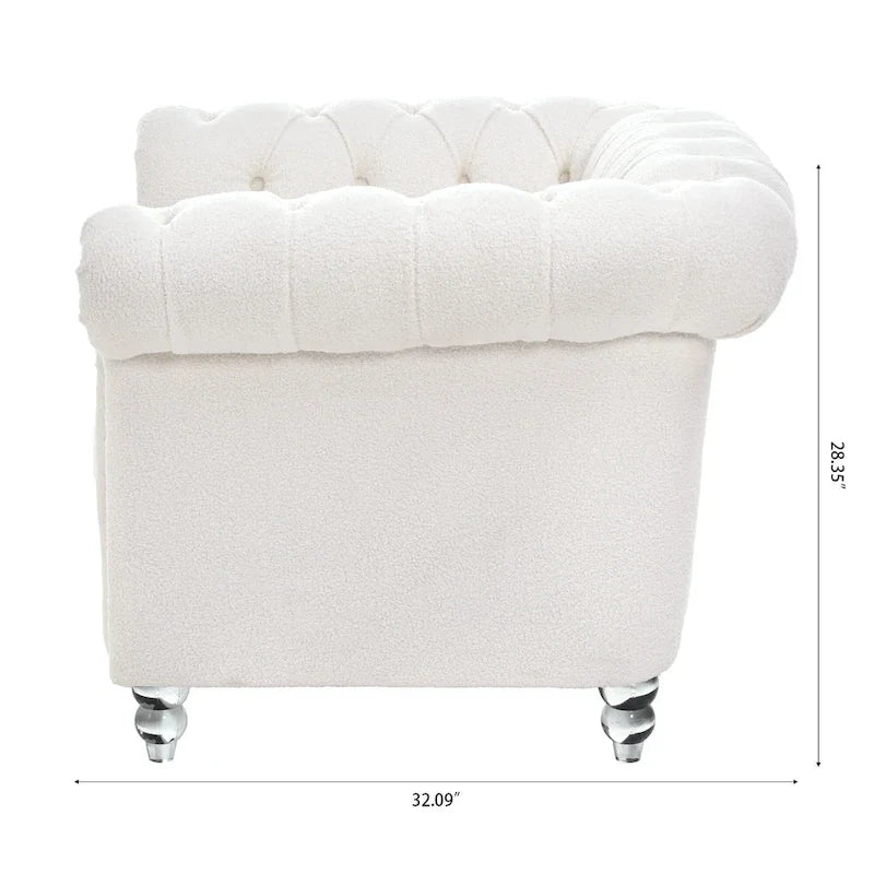 Classic Design Comfortable 1 Seater Sofa Accent Chair For Living Room