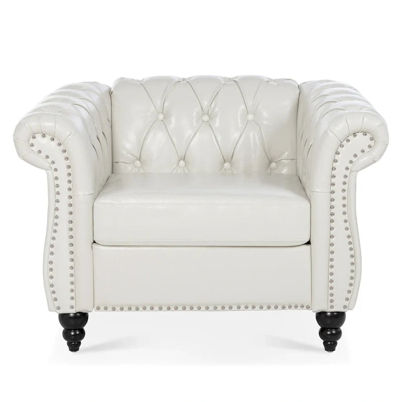 Classic Design Comfortable 1 Seater Sofa Accent Chair For Living Room