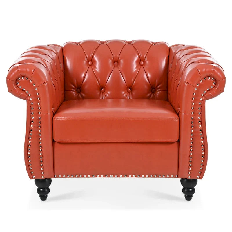 Classic Design Comfortable 1 Seater Sofa Accent Chair For Living Room