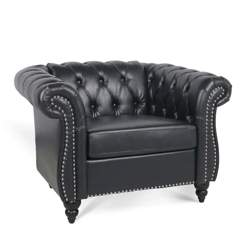 Classic Design Comfortable 1 Seater Sofa Accent Chair For Living Room