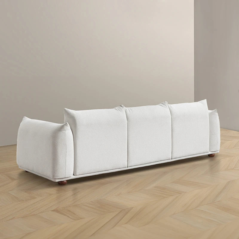 Arten Mid-Century Modern Luxury Boucle/Velvet Couch