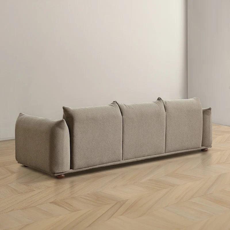 Arten Mid-Century Modern Luxury Boucle/Velvet Couch