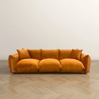 Arten Mid-Century Modern Luxury Boucle/Velvet Couch